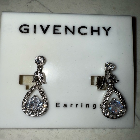 Givenchy Jewelry - Givenchy Crystal Teardrop Earrings